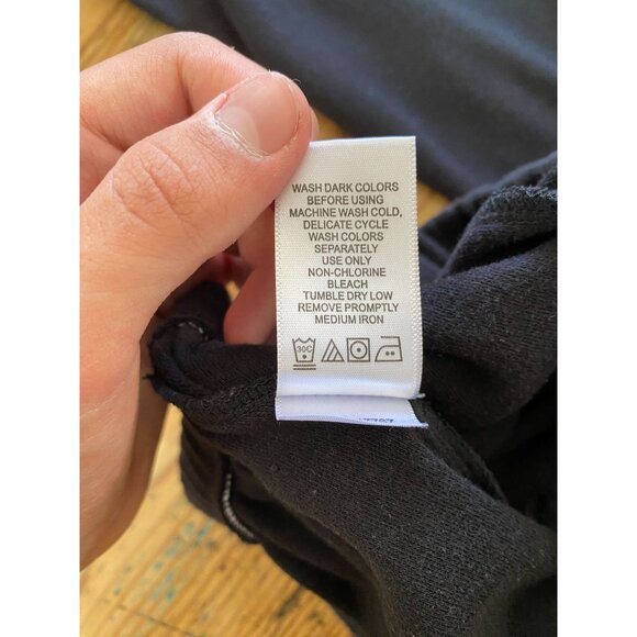 Woman Within Black‎ A-Line Midi Skirt 18/20 L Soft Cotton Blend Flared Design - Picture 6 of 8